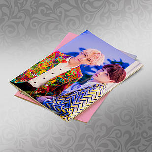 Скетчбук А5 кремові листи BTS 30 аркушів 013