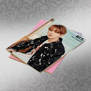 Скетчбук А5 кремові листи BTS 30 аркушів 014