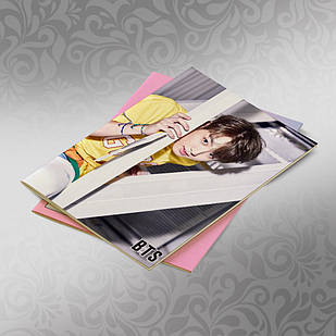 Скетчбук А5 кремові листи BTS 30 аркушів 015