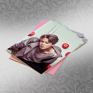 Скетчбук А5 кремові листи BTS 30 аркушів 017