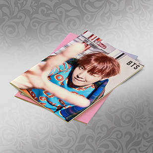 Скетчбук А5 кремові листи BTS 30 аркушів 019