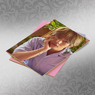 Скетчбук А5 кремові листи BTS 30 аркушів 021