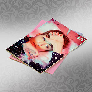 Скетчбук А5 кремові листи BTS 30 аркушів 024