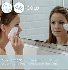 Косметичний апарат для лікування шкіри обличчя Ilumi Facial Hot and Cold, фото 4