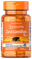 Здоров'я очей Puritan's Pride — Zeaxanthin 4 мг (60 капсул)