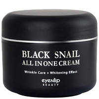 Многофункциональный крем с муцином черной улитки EYENLIP Black Snail All In One Cream