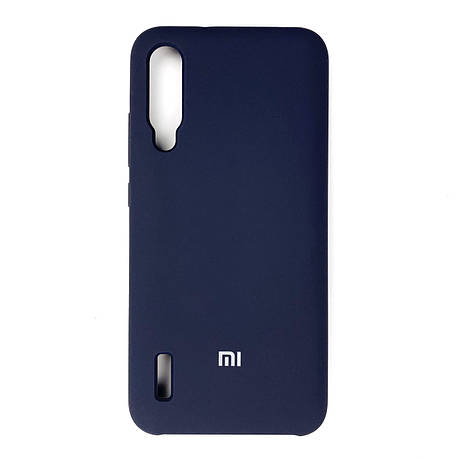 Silicone Case Premium на Xiaomi Mi A3 Dark Blue, фото 1