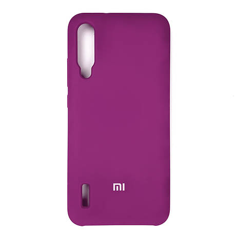 Silicone Case Premium на Xiaomi Mi A3 Fuchsia, фото 2