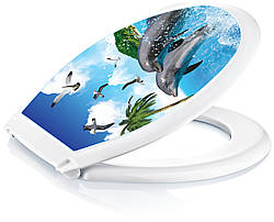 Кришка для унітаза Декор BA-410 Irak plastik, Туреччина