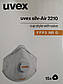 Респіратор з клапаном UVEX silv-Air 2210 FFP2 NR D (поштучно), фото 8