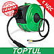 Шланг повітряний на котушці (подовжувач пневматичний) 20 атм 9,5x13,5 мм, 12 м TOPTUL KHAP1012E, фото 2