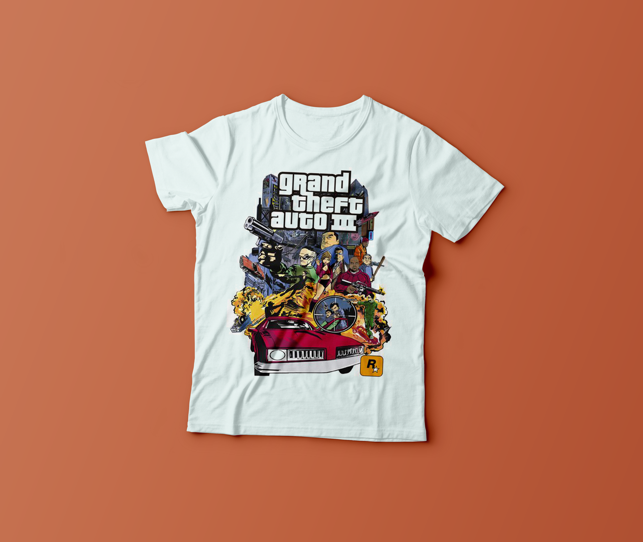 Футболка дитяча з принтом GTA, фото 1