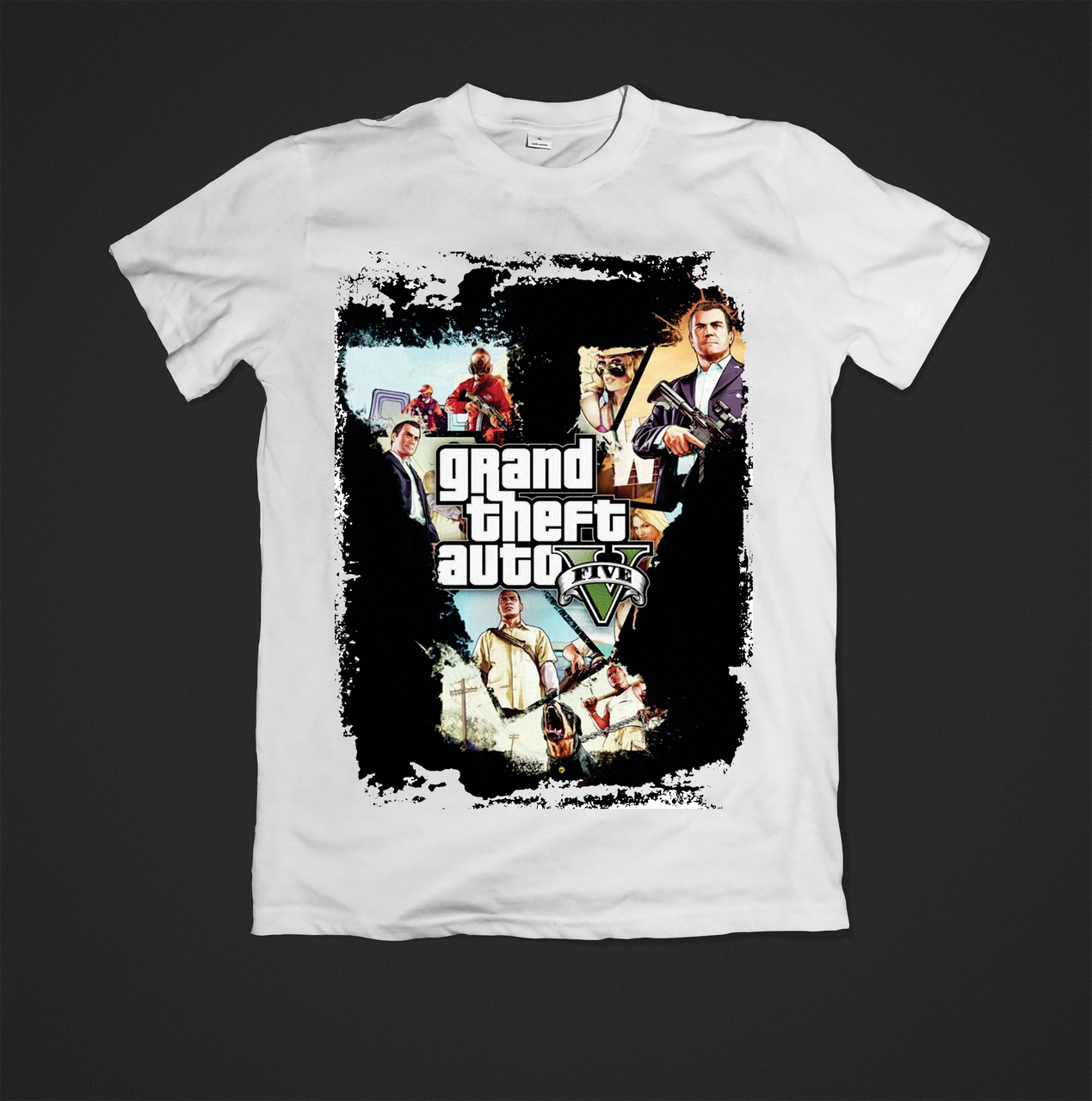 Футболка YOUstyle Gta v 0286 S White