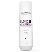 Шампунь против желтизны Goldwell DualSenses Blondes Highlights для осветленных волос 250 мл