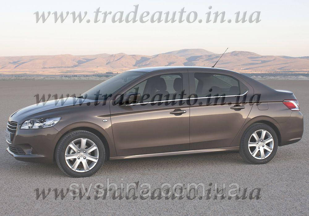 Дефлектори вікон Heko на Peugeot 301 2013->