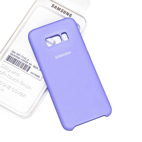 Silicone Case Premium на Samsung S8 Plus Lilac, фото 2