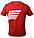 Футболка мужская спортивная VNK Red XL красный 100% хлопок, фото 2