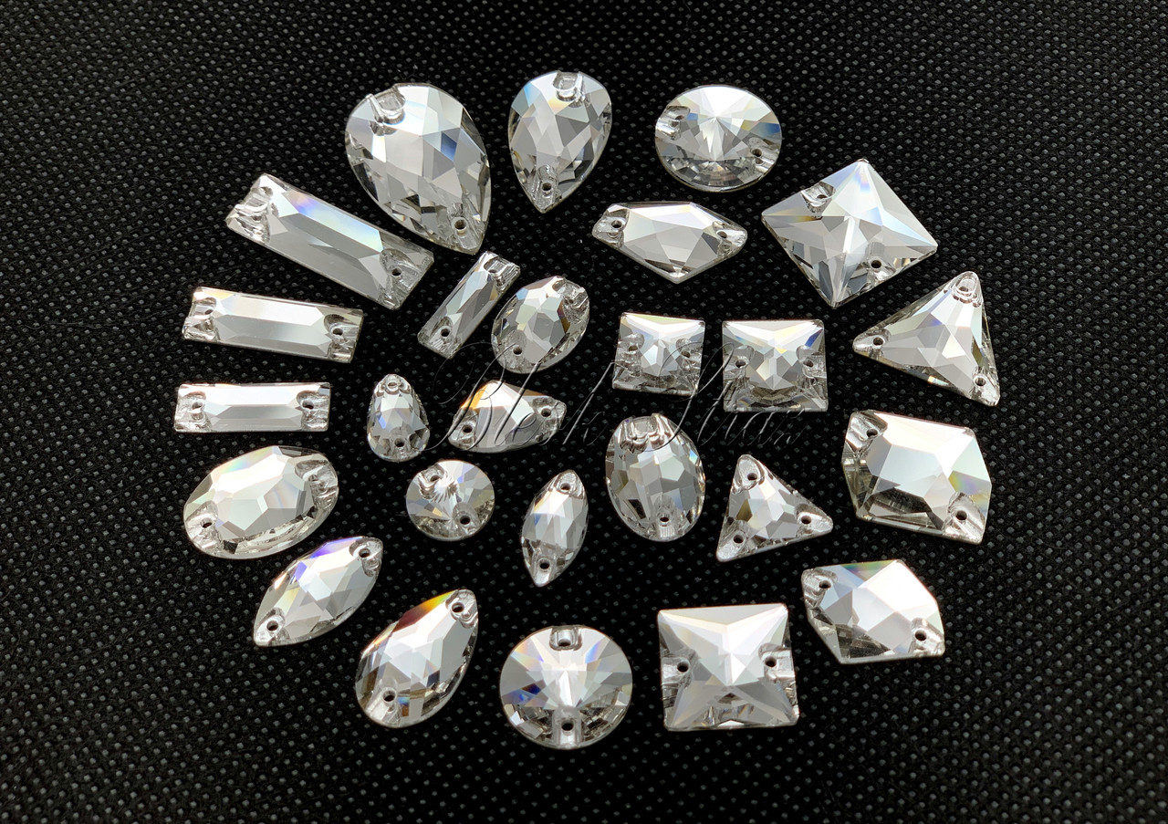 De'Lux Oval Crystal 14*10mm Premium стекло овал кристалл - фото 5 - id-p1007723150