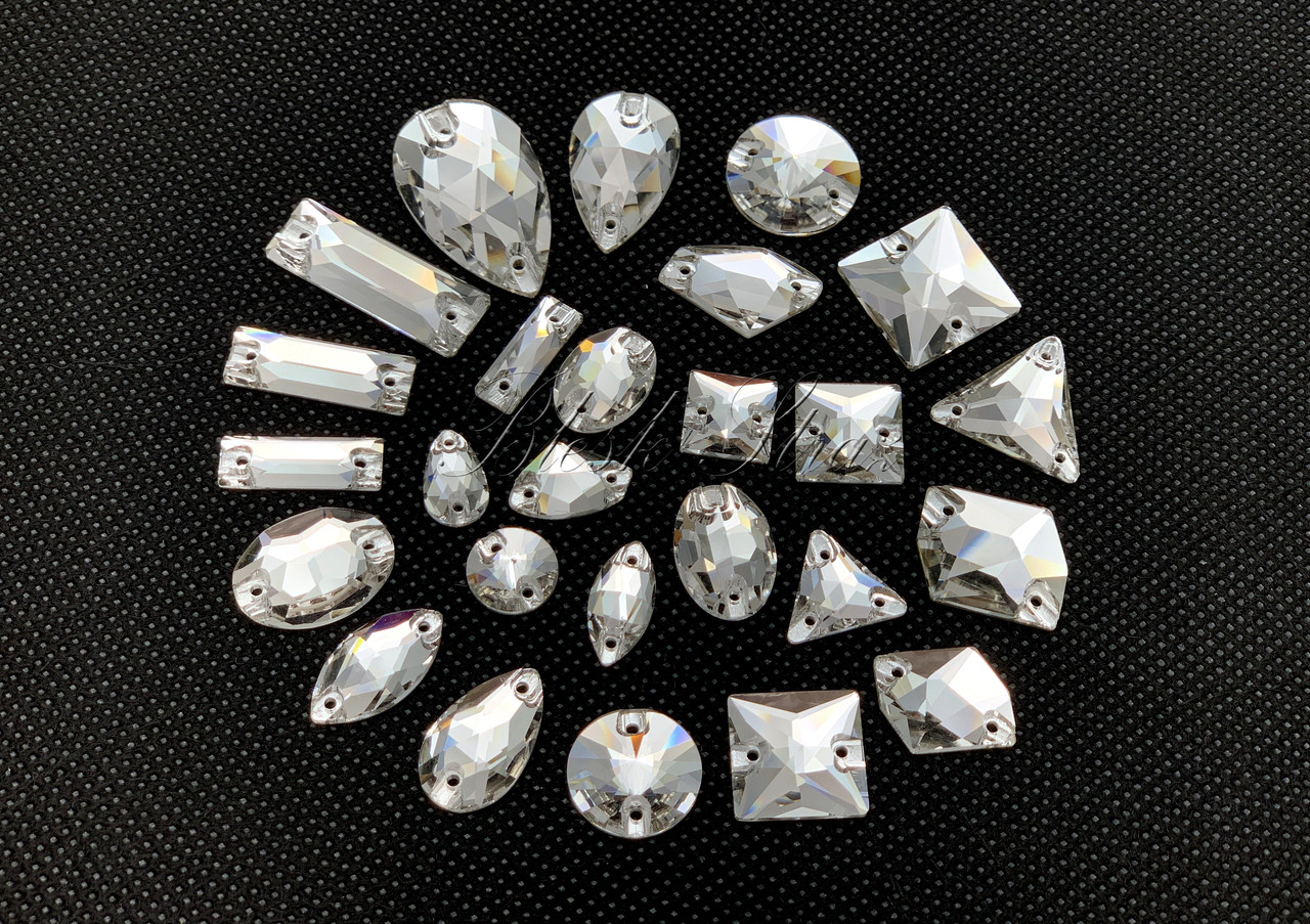 De'Lux Oval Crystal 14*10mm Premium стекло овал кристалл - фото 6 - id-p1007723150
