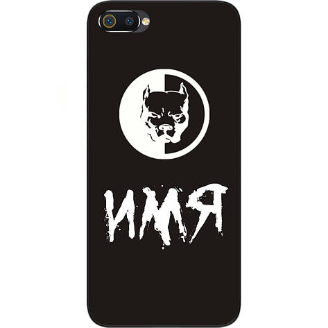 Іменний чохол бампер для Realme C2 друк на чохлі, фото 1