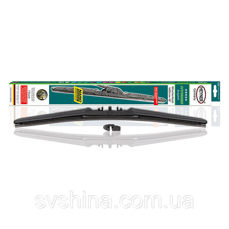 Щітка склоочисника (двірник) Heyner Hybrid 400 mm, гібридна, 026000