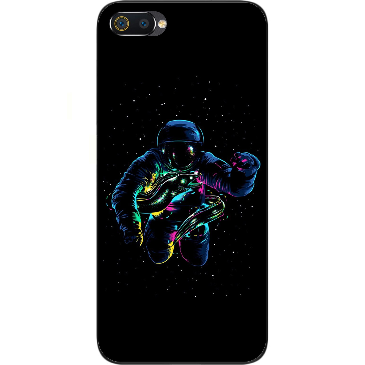 Чохол силіконовий з картинкою для Realme C2 У космосі