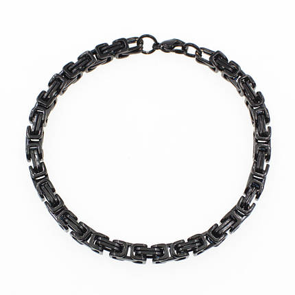 Браслет Steel Rage чорний із неіржавкої медичної сталі від Stainless Steel 316L довжина 22 см ширина 8 мм, фото 2