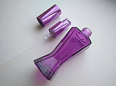 Від 100шт. 35 мл Вінсент фіолетовий флакончик, флакон, пляшка, скляний в комплекті з розпилювачем,спреєм 18/415