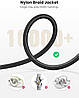 Кабель аудіо Ugreen 3.5 mm AUX 1M Black (AV112), фото 7