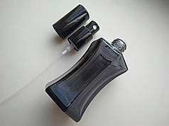 50 мл флакон Лакру скляний чорного кольору з чорним розпилювачем!