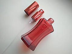 50 мл флакон Лакруа скляний червоного кольору з червоним розпилювачем!