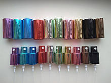 15 мл Круглий скляний прозорий флакон з металевим розпилювачем, спреєм 18/415, пляшка, атомайзер, пляшечка, флакончик, тестер, фото 5