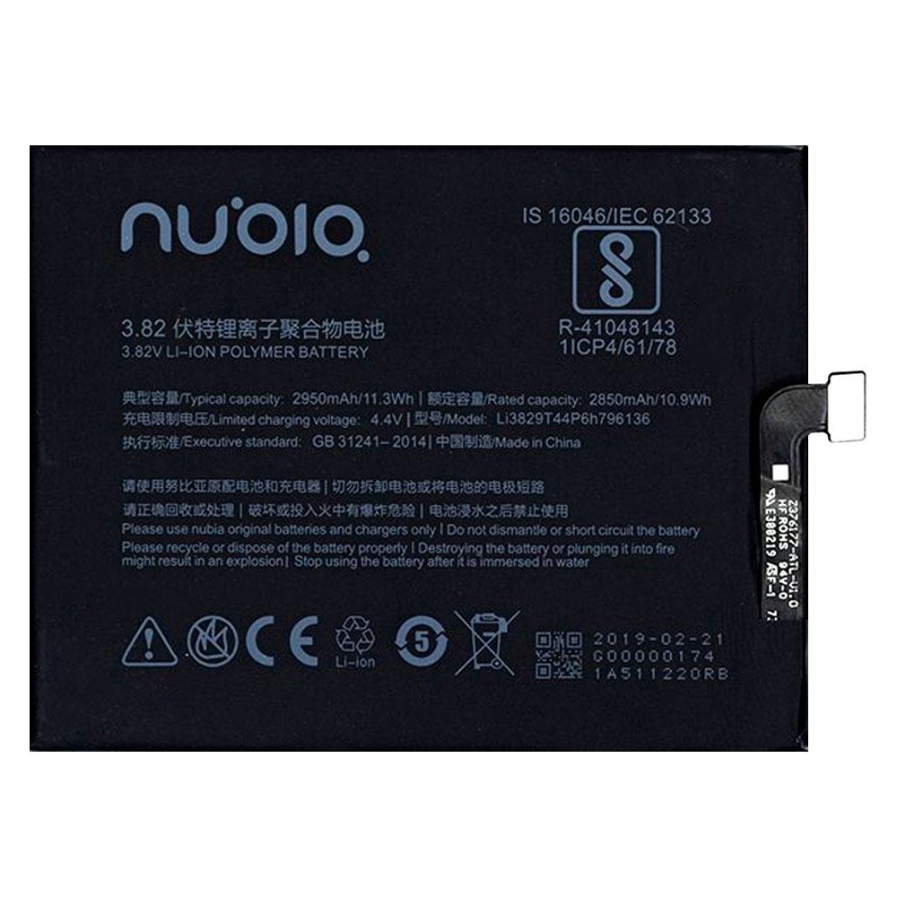 Акумулятор ZTE Nubia Z17 Mini / Li3829T44P6h796136, 2950 mAh Original PRC