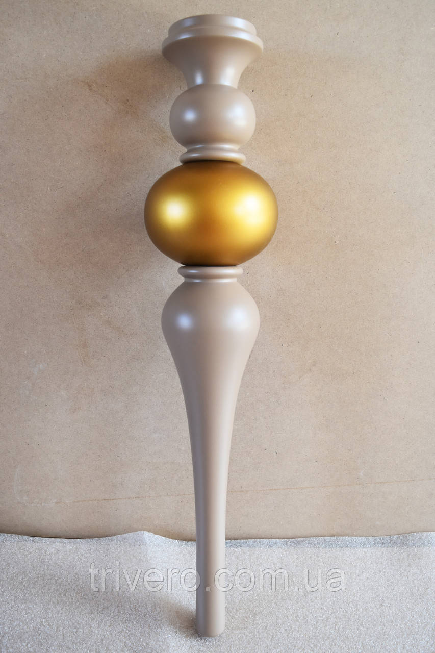 Меблеві ніжки і опори дерев'яні для столу H.750 D.160 / Високі - 4, фото 1