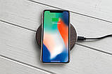 Беспроводная зарядка SkinWood Black Fast Charger Love moon подарунок, фото 4