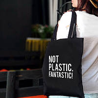 Эко сумка Market Not plastik, fantastik! подарок