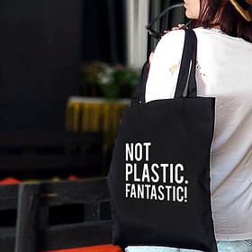 Еко сумка Market Not plastik, fantastik! подарунок