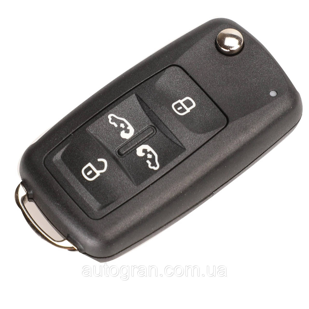 Корпус викидного ключа Volkswagen Skoda Seat 4 кнопки, фото 1