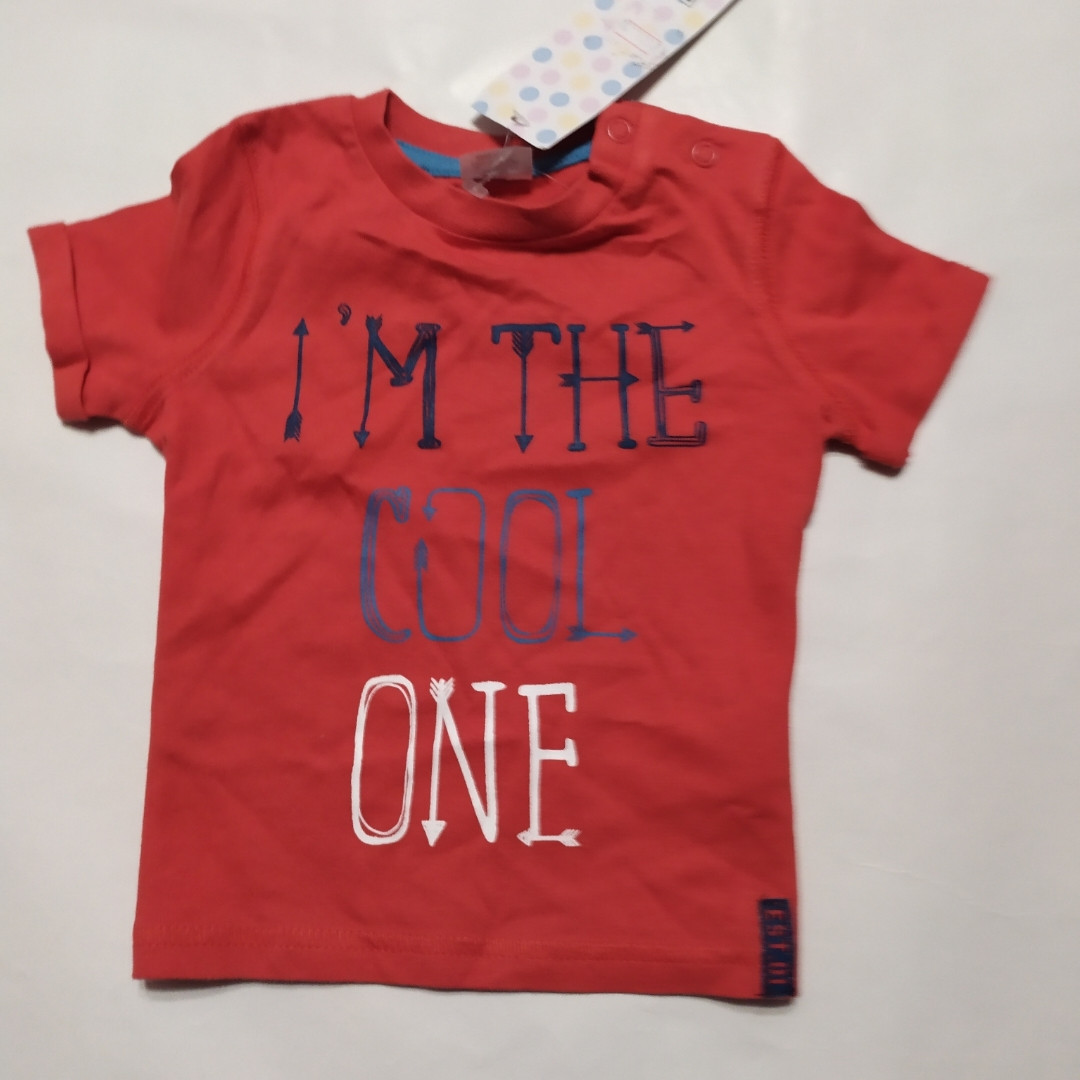 Футболка для новонароджених The Cool F&F (Індія) р.68см (3-6 міс), фото 1