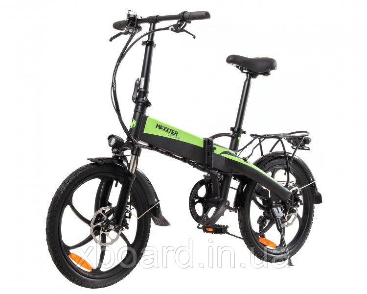 Електричний велосипед Maxxter RUFFER (black-green), фото 1