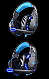 Геймерські навушники Kotion Each G2200 з вібрацією (Чорно-синій), фото 7