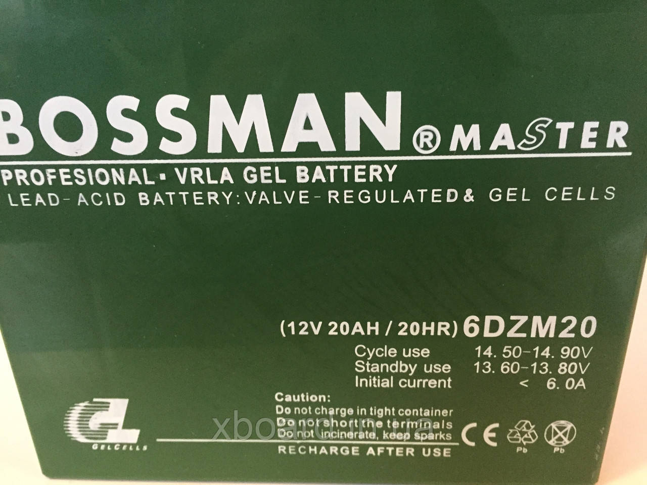 Аккумуляторы к электровелосипедам BOSSMAN 6DZM20 - фото 3 - id-p573043405