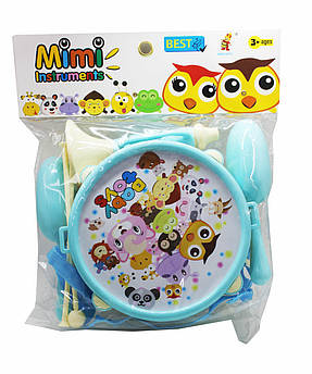 Музичний барабан Baby toys "Mimi insstruments" блакитний (067858)