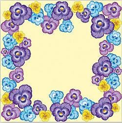 Серветка ТМ "La Fleur" 33 * 33, 2 шари, 16 шт. "Пристранні троянди"