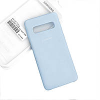 Silicone Case Premium на Samsung S10 Plus Light Blue