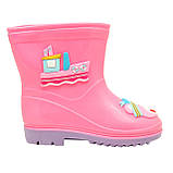 Дитячі гумові чоботи унісекс, рожеві, розмір 28 (513825-3), фото 3