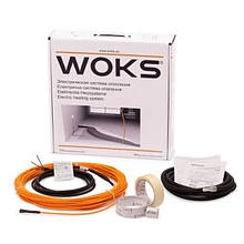 Тонкий двожильний кабель Woks-10 75W (7,5 м)
