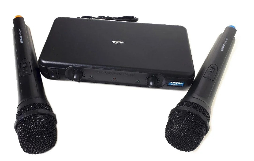 Радіосистема Shure AWM-508R, база, 2 мікрофона