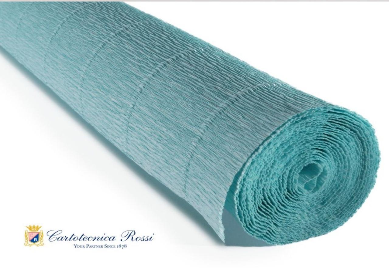 Креп папір 20e3 блакитне небо (Italian Sky Blue) Cartotecnica rossi, Італія