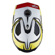 Велошолом шолом для велосипеда Urge Down-O-Matic чорно-жовто-білий L (59-60см), фото 4